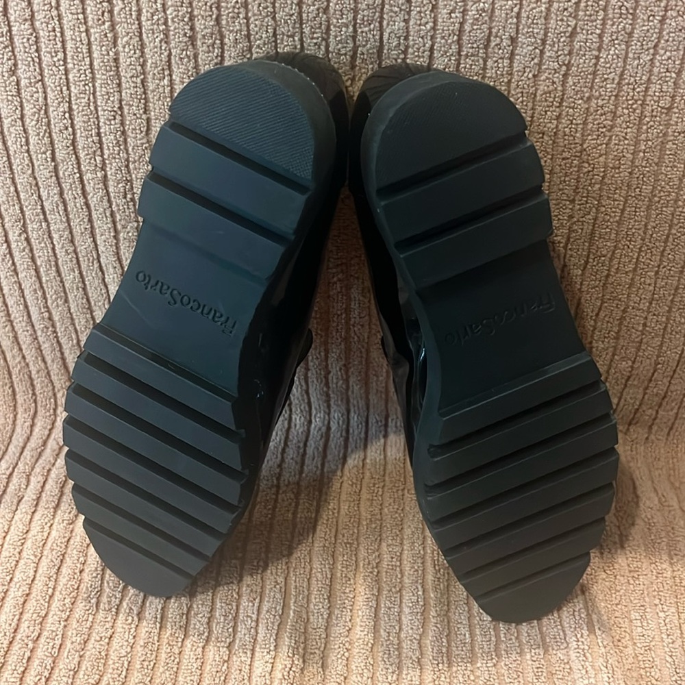 Franco Sarto Black Patent Leather Loafers New Without Tags - Picture 6 of 9